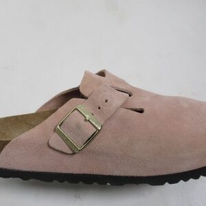 Birkenstock Unisex Boston Suede Leather Light Rose 9 US M / 11 US L / 8 UK